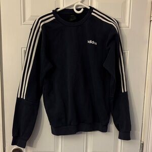 Adidas Men's Navy Crewneck Sweater
